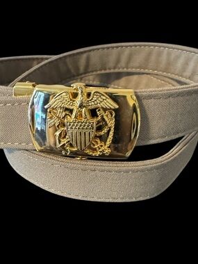 Vanguard US Navy Officer Khaki Belt